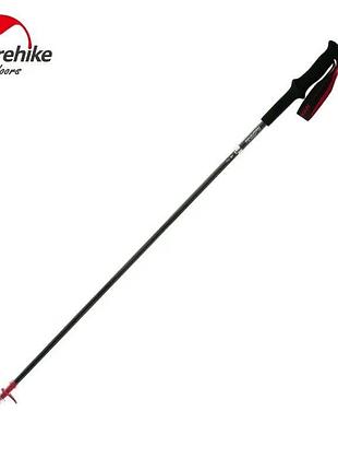 Палиці трекінгові naturehike st08 nh18d020-z розміру 110 см у бордовому кольорі