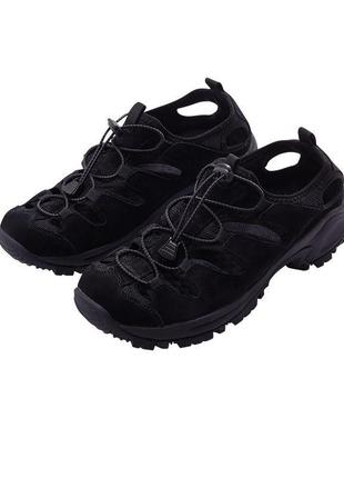 Трекінгові літні черевики naturehike cnh23se004 розміру l у чорному кольорі