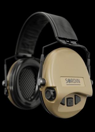 Активні навушники sordin supreme mil aux slim hb sand 74308-05-s