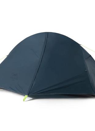 Легкий одномісний намет з футпринтом naturehike cycling 1 nh18a095-d, 210t, темний синій