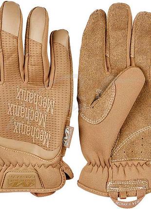 Рукавички тактичні mechanix fastfit l ц:coyote
