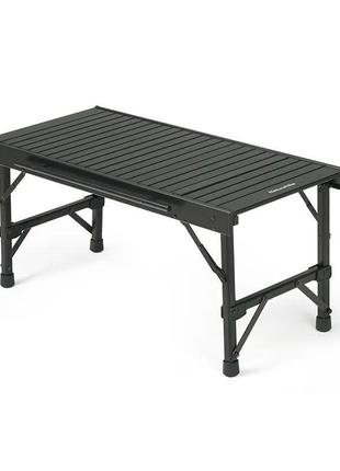 Сучасний розкладний стіл від naturehike, комбінований, матеріал - алюміній.