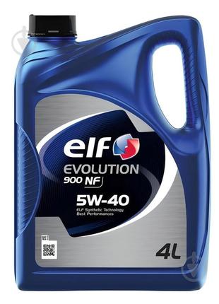 Моторное масло elf evolution 900 nf 5w-40 4 л