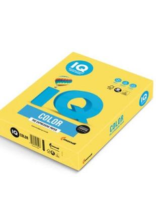 Бумага mondi iq color а4 intensive, 160g 250sh canary yellow (cy39/a4/160/iq)