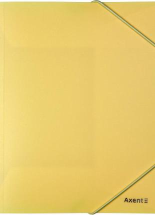 Папка на гумках axent a5 410 мкм pastelini yellow (1514-26-a)