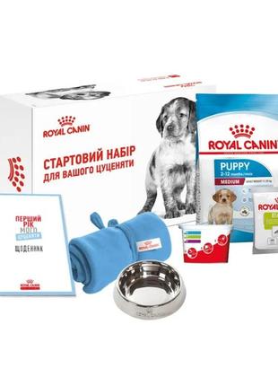 Стартовий набір royal canin medium puppy 1 кг + 5 шт educ 5 г