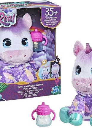 Интерактивная игрушка фурриал малыш единорог джеммикорн furreal sweet jammiecorn unicorn interactive