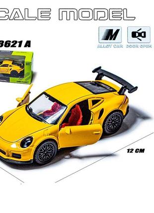 Машинка scale model 3621a yellow 3621a yellow