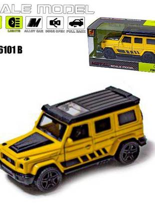 Машинка scale model 36101b yellow світло, звук 36101b yellow