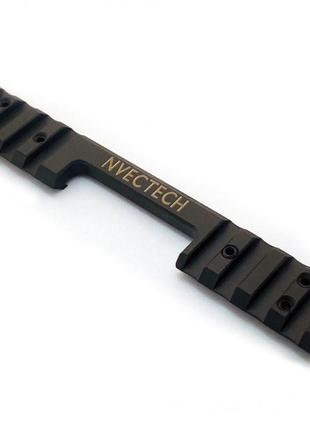 Планка picatinny для sako quad (сталь) с вырезом
