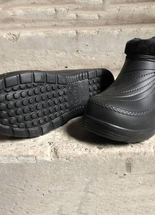 Ботинки женские с тиснением утепленные 37 размер. rk-517 цвет: черный
