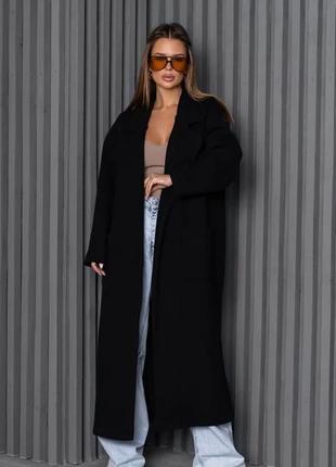 Жіночі пальта issa plus 14248  xl чорний