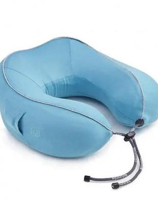 Подушка naturehike масажна vibrating massage pillow nh18z060-t blue