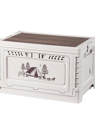 Складной контейнер от naturehike cnh22sn019, объем 50 л, светло-серого цвета.