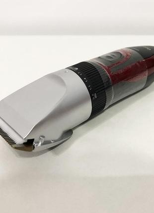 Профессиональная машинка для стрижки волос gemei gm-550 с двумя аккумуляторами6 фото