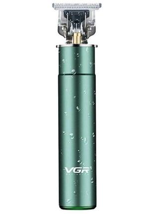 Беспроводная аккумуляторная машинка для стрижки vgr со сменными 5 насадками (длинна стрижки: 1.5 - 6 мм) ms-116 фото