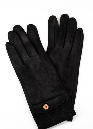Жіночі рукавички issa plus pe-25  6 чорний
