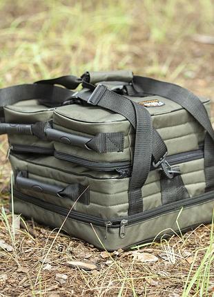 Сумка для карповых катушек fisher к-016 хаки