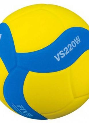 М'яч волейбольний mikasa vs220w-y-bl