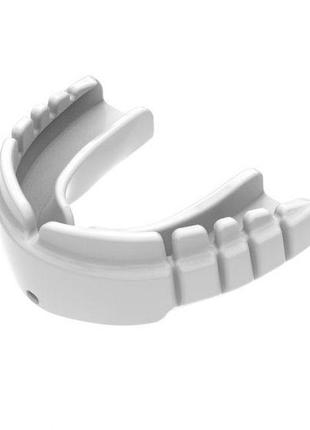 Капа боксерська opro snap-fit for braces white (art.002318004)2 фото