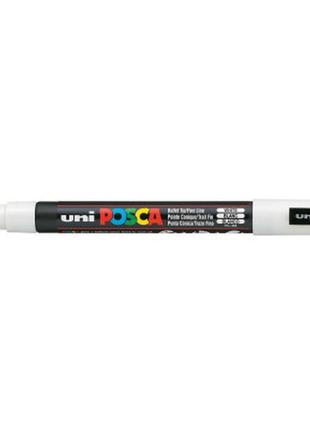 Художественный маркер uni posca white 0.9-1.3 мм (pc-3m.white)
