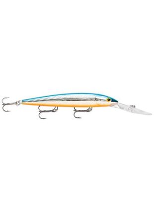Воблер на хижака rapala down deep husky jerk dhj12 sb 120 мм 15 г (dhj12 sb), 2.4-5.7 м