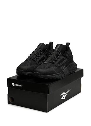 Reebok zig kinetica edge all black чоловічі кросівки рибок топ якість ціна вогонь reebok zig стильні кроссі