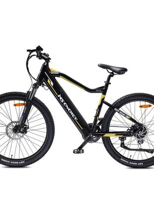 Електровелосипед 27.5" ms energy m10 чорний з жовтим 21 l