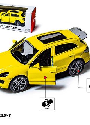 Машинка tian du model metal f1142-1 yellow f1142-1 yellow