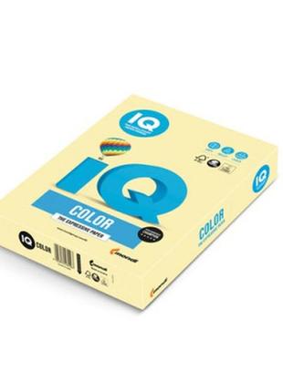 Бумага mondi iq color а4 pastel, 80g 500sheets, yellow (ye23/a4/80/iq)