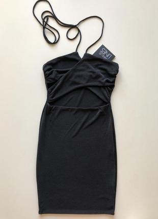 Изящное коктейльное платье для вечеринки платья маленькое черное4 фото