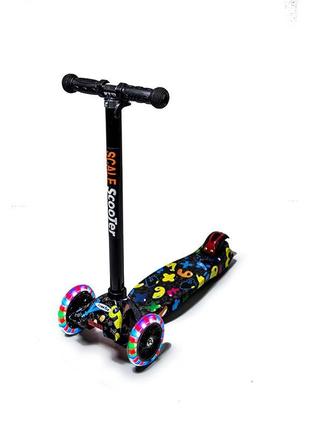 Самокат scooter maxi print цифры черные 13665704