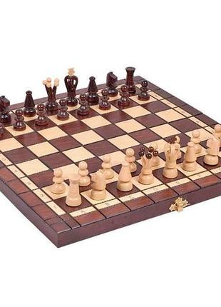 Шахи madon набір: шахи, шашки коричневий, бежевий уні 35х35см арт md165a