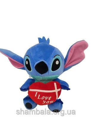 М&#039;яка іграшка стич stich 20 см синій ** stich blue