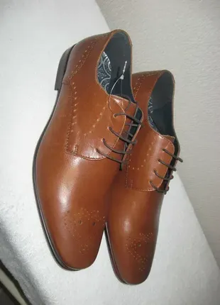 Новые мужские туфли-блоги burton, 43 р.