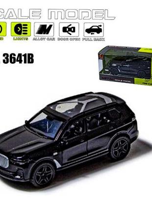 Машинка scale model 3641b black світло, звук 3641b black