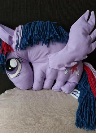 Сутінкова блискавка my little pony -  іграшка-подушка (ручна робота).2 фото