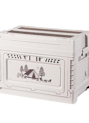 Складаний контейнер від naturehike cnh22sn019, об'єм 25 л + 5 л, світло-сірого кольору