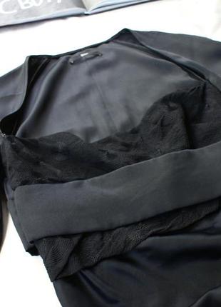 Брендова чорна сукня міді у складі шовк від hugo boss2 фото