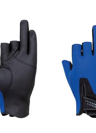 Рукавички shimano pearl fit gloves 3 m к:blue