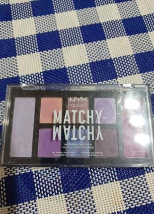 Палетка теней matchy от nyx
