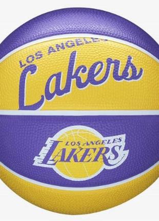 М'яч баскетбольний wilson nba team retro bskt mini la lakers size 3