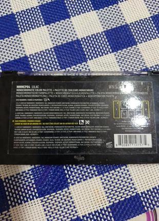 Палетка теней matchy от nyx