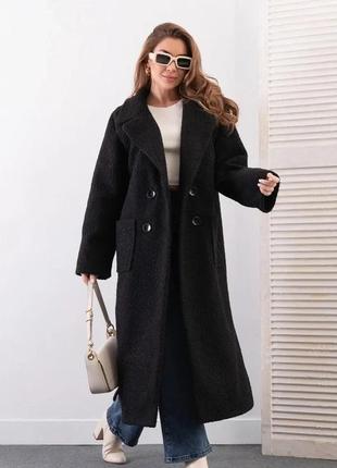 Жіночі пальта issa plus 14280  s чорний
