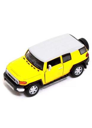 Дитяча залізна машинка toyota fj cruiser кт5343 інерційна найкраща ціна на pokuponline