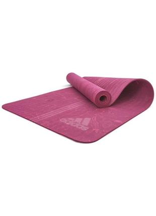 Килимок для йоги adidas camo yoga mat фіолетовий уні 173 х 61 х 0,5 см