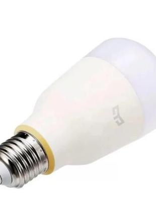 Умная светодиодная лампа yeelight smart led bulb (tunable white) с голосовым управлением/ 10w