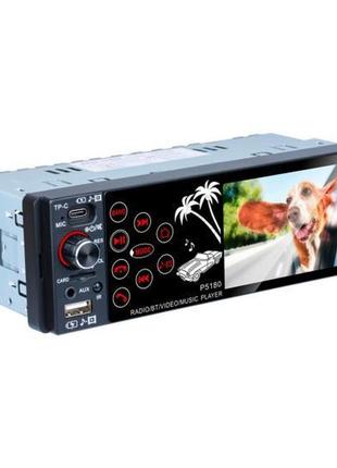 P5180 3,8-дюймовий автомобільний mp5-плеєр магнітолу автомагнітола 1 din із сенсорним екраном