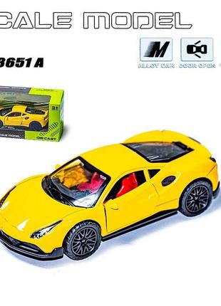 Машинка scale model 3651a yellow 3651a yellow