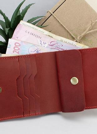 Подарунковий набір жіночий handycover №44 (червоний) гаманець, 2 обкладинки, ключниця в коробці4 фото